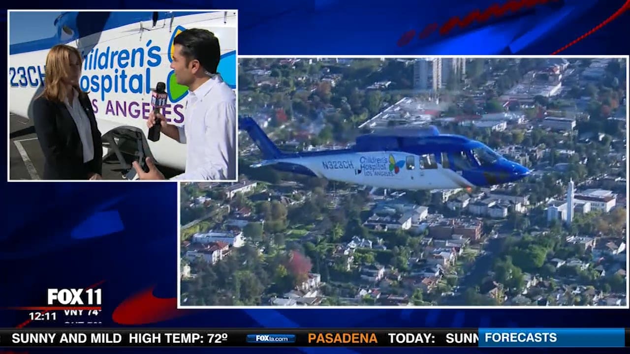Helinet CEO Kathryn Purwin Introduces Company’s Newest Helicopter on Fox LA